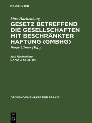 cover image of (§§ 35–84)